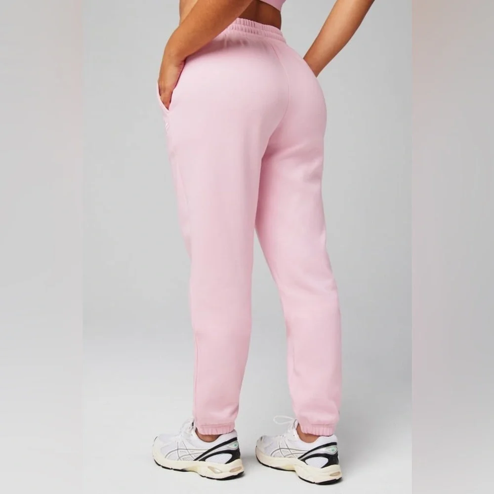 Fabletics Soft Pink Wide Leg Pants - Picture 2 of 5